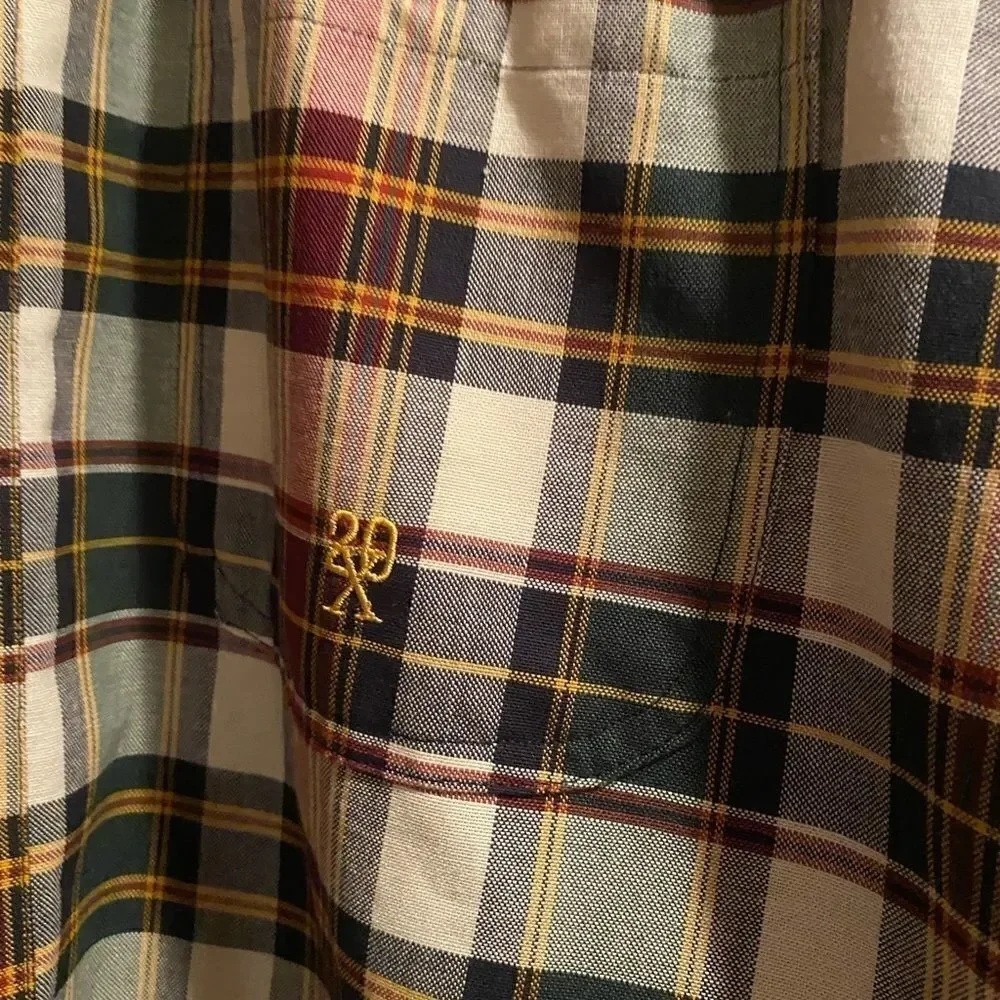 Twenty X Button Up Plaid Shirt Size Large
